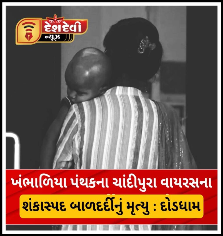 ખંભાળિયા પંથકના ચાંદીપુરા વાયરસના શંકાસ્પદ બાળદર્દીનું મૃત્યુ નીપજતાં ભારે દોડધામ